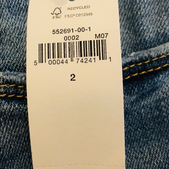 High Rise Jean Shorts - Picture 3 of 4